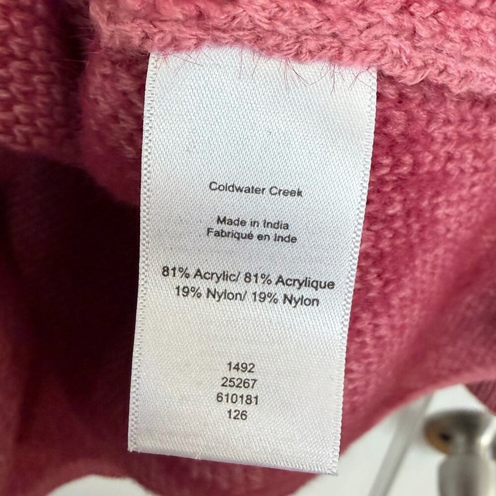 Coldwater Creek Love Notes oversized Cardigan Swearer - Picture 5 of 14